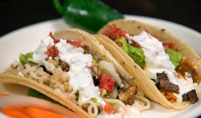 Steak and Chicken Tacos from Fresh Mexican Grill